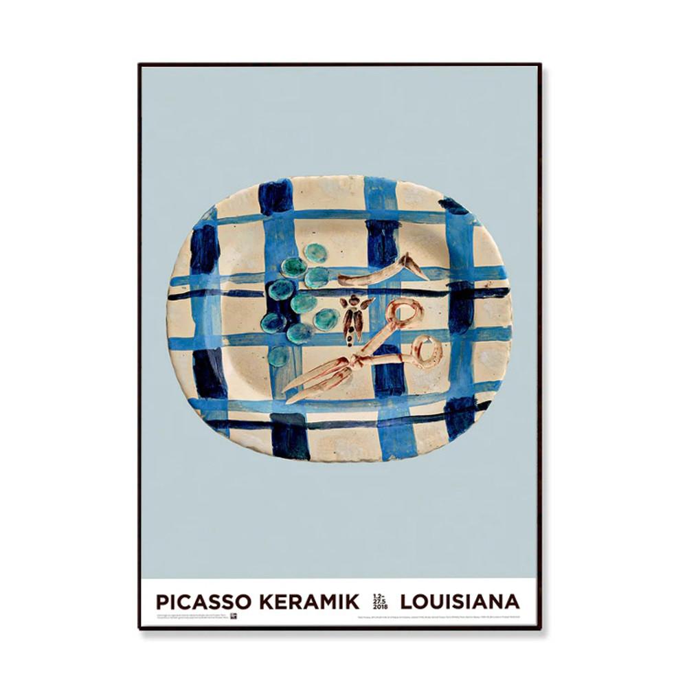 [프리지아트] 파블로 피카소, STILL LIFE WITH A BUNCH OF GRAPES AND SCISSORS 인테리어액자