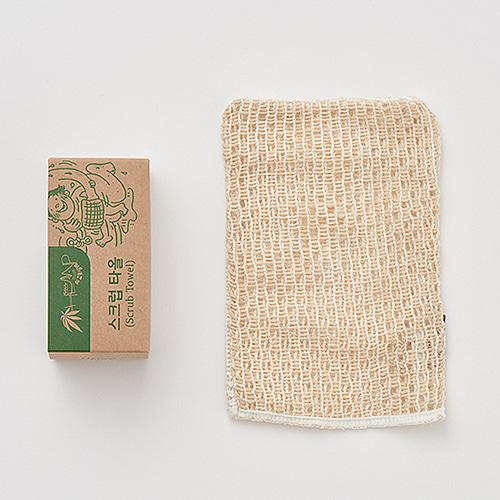 [예고은삼베] 천연 삼베 스크럽타올