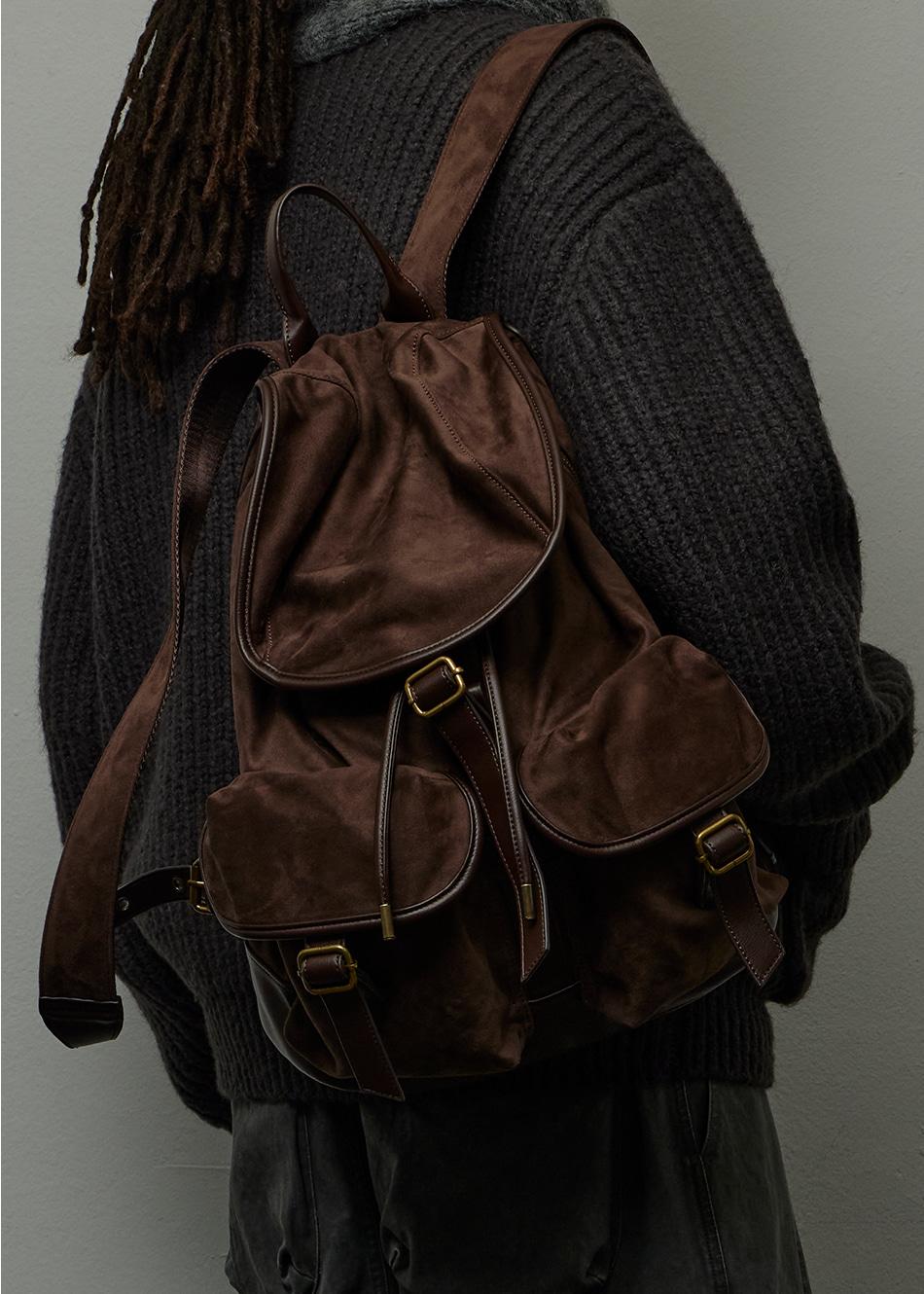 앨버트 스웨이드 럭색 브라운 [11월 13일배송]