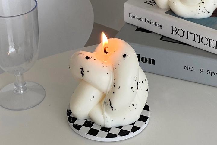 빅 튜브 도트 캔들 오브제 향초