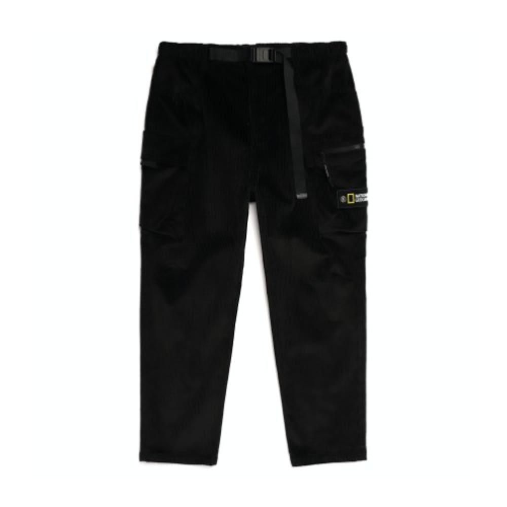 내셔널지오그래픽 N214MPT902 코듀로이 루즈 테이퍼드 팬츠 CARBON BLACK