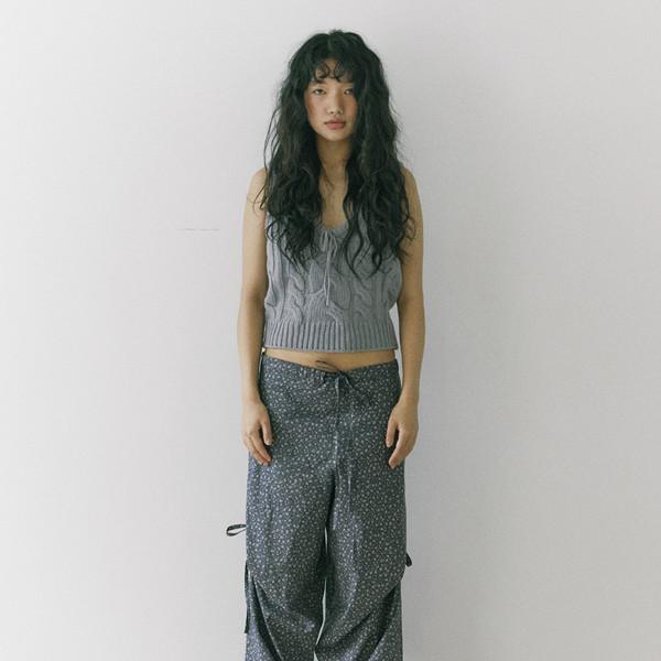 Rose code pants / Gray
