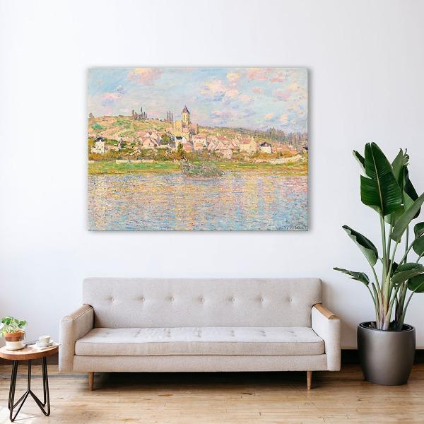 원화사이즈 클로드 모네 캔버스 명화액자 베퇴유