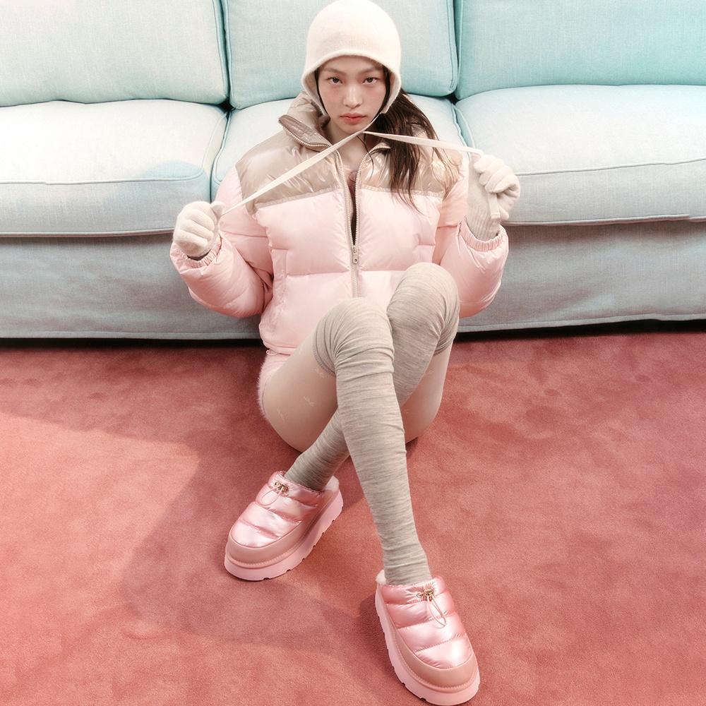 HIVER PADDING SLIPPER_PINK