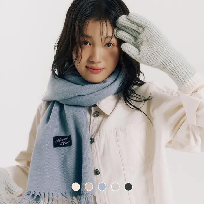 얼모스트블루 프리미엄 울 머플러 5종