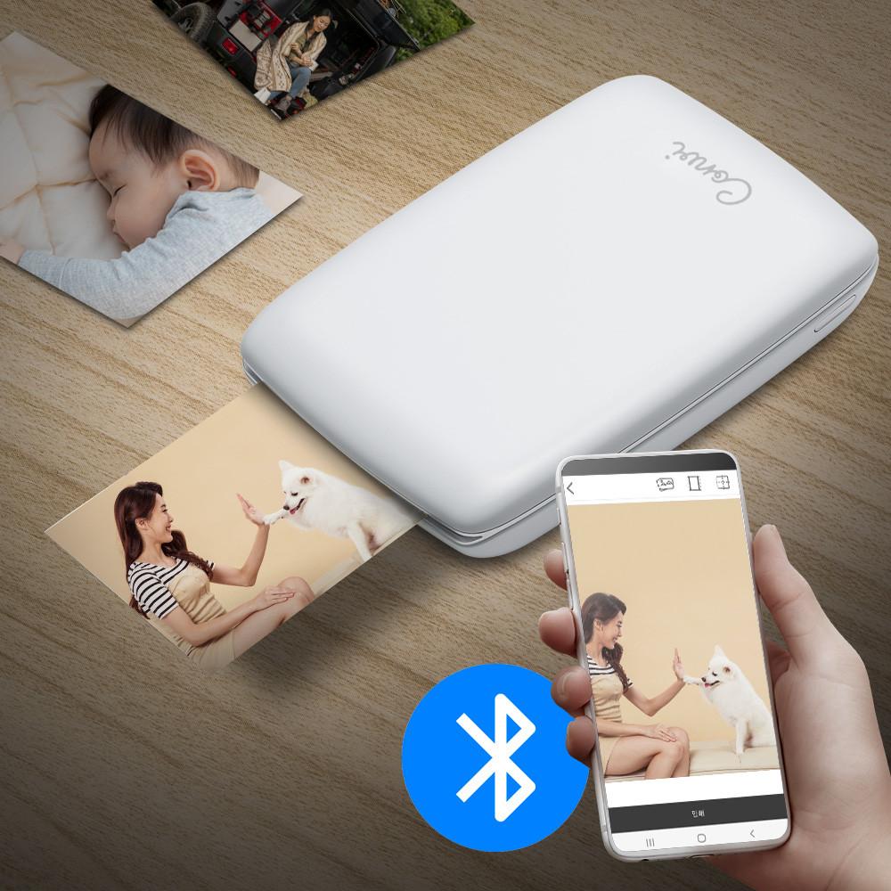 콘비 미니 포토프린터 MA-200 핸드폰사진인화기 스티커사진기계