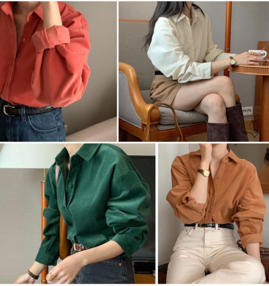 [무배]코듀로이 셔츠(5color)