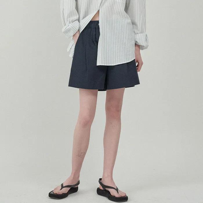 [2차]코튼 바이오 밴드쇼츠-Navy