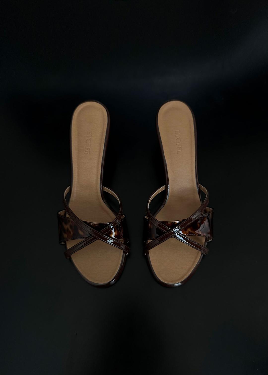 ETOFFE LEOPARD SANDAL MULE