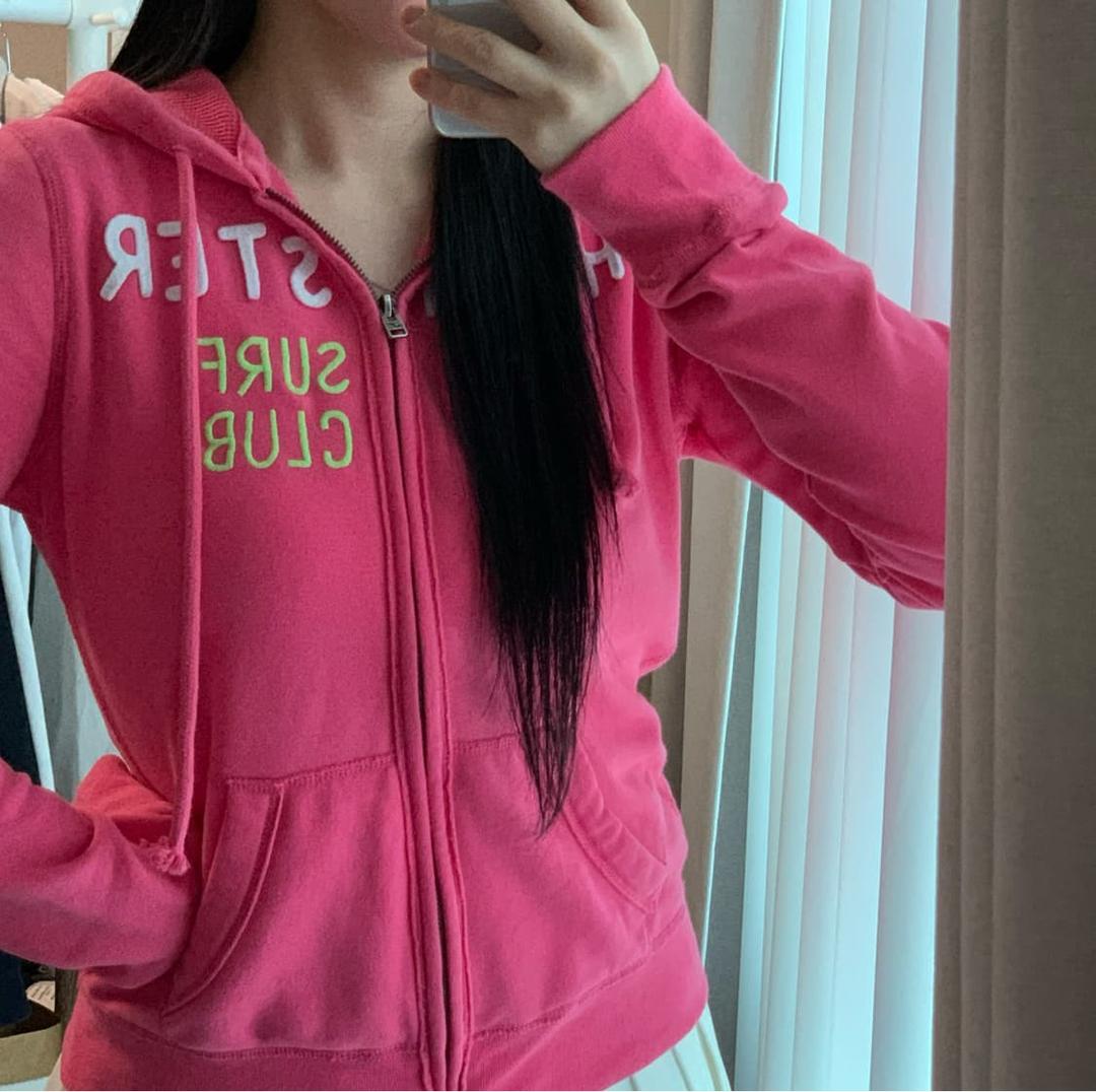 HOLLISTER 우먼 빅로고 후드 집업 | 후루츠패밀리