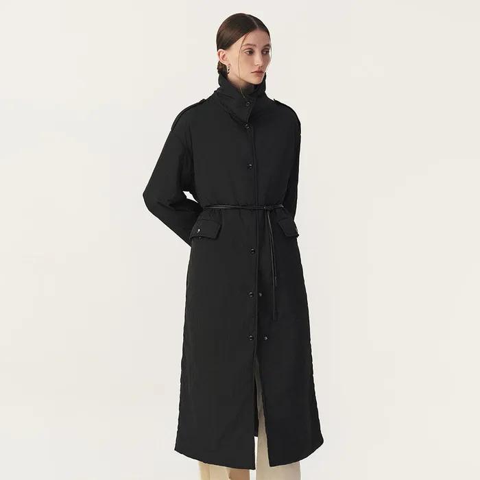 벨티드 하이넥 점퍼_BLACK