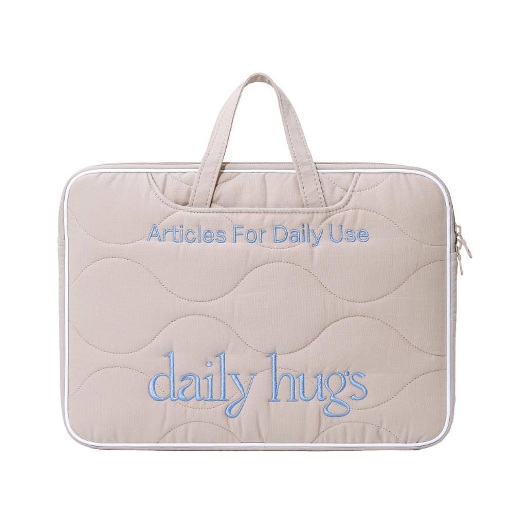 수심 Daily Hugs 손잡이 노트북 가방(5 color) 파우치 아이패드 맥북 케이스