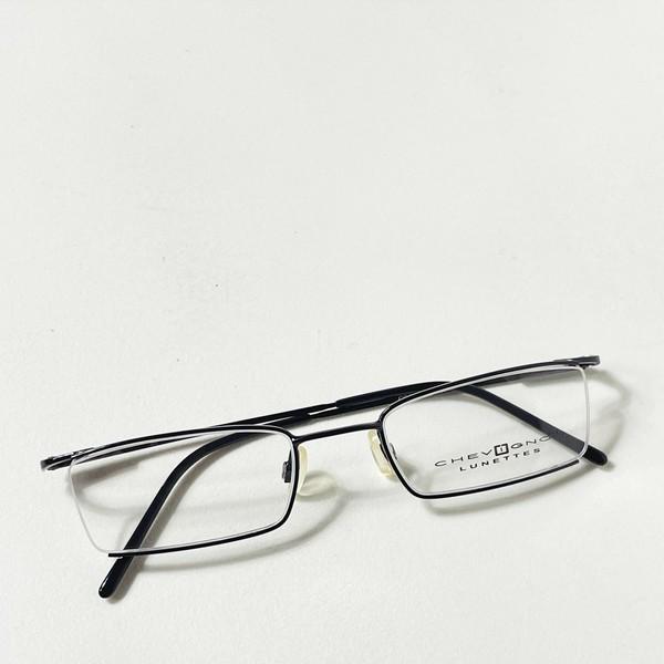 90s Chevinon Lunettes Slim Square Glasses