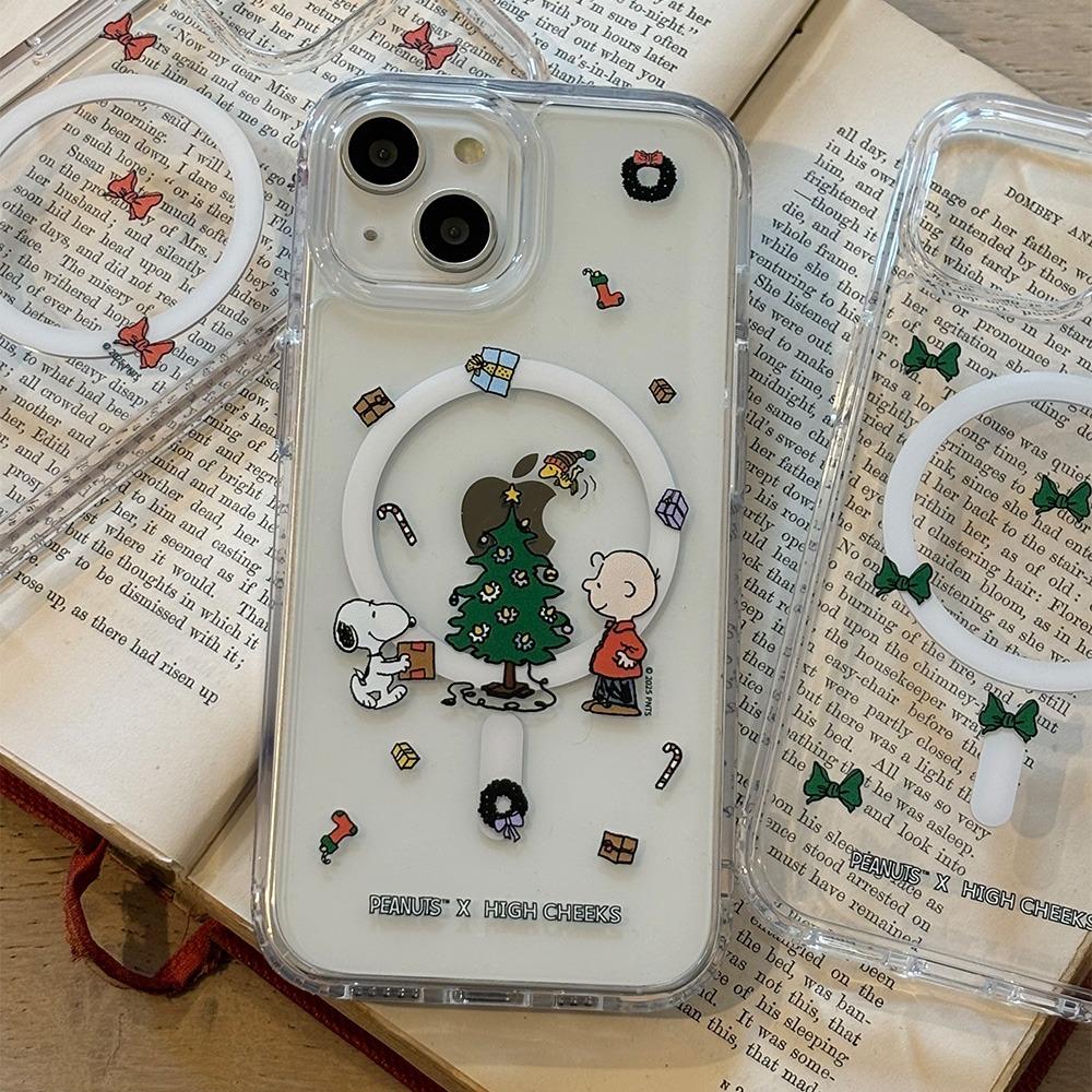 Christmas tree magsafe gel hard phone case_HC259OHP001O