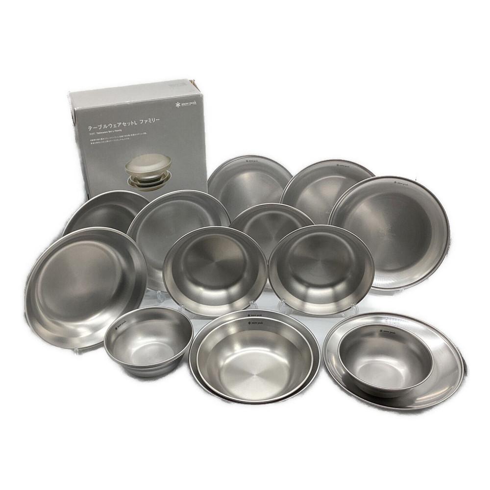 [해외] 스노우피크 테이블웨어 식기세트 L 패밀리 TW-021F