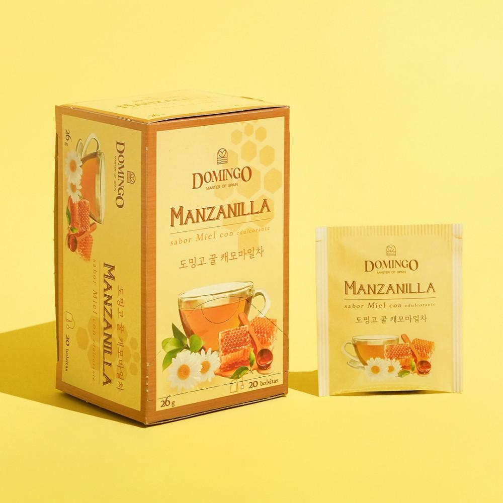 도밍고 꿀 캐모마일 20티백 국화차 스페인 꿀차 수입차 [원산지:스페인]
