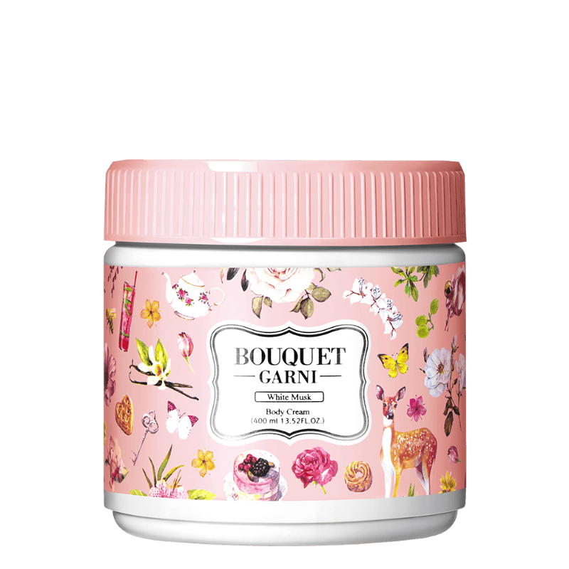 부케가르니 딥 너리싱 바디크림 400ml 화이트머스크 향