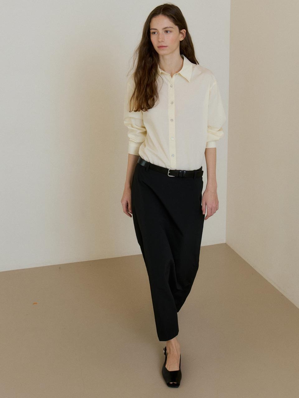 [2color] cotton basic shirts 246