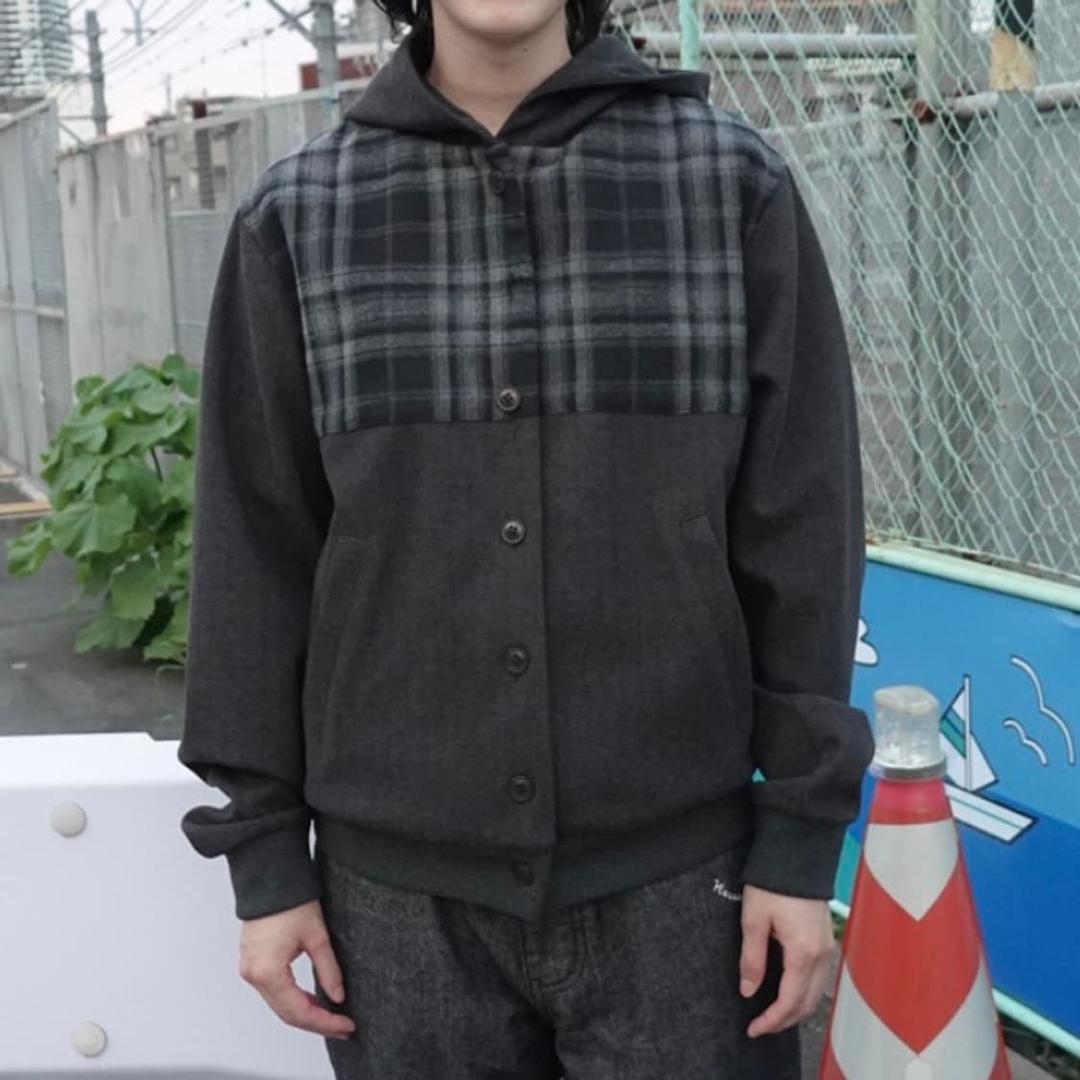 saros) check jacket - Charcoal(1) | 후루츠패밀리