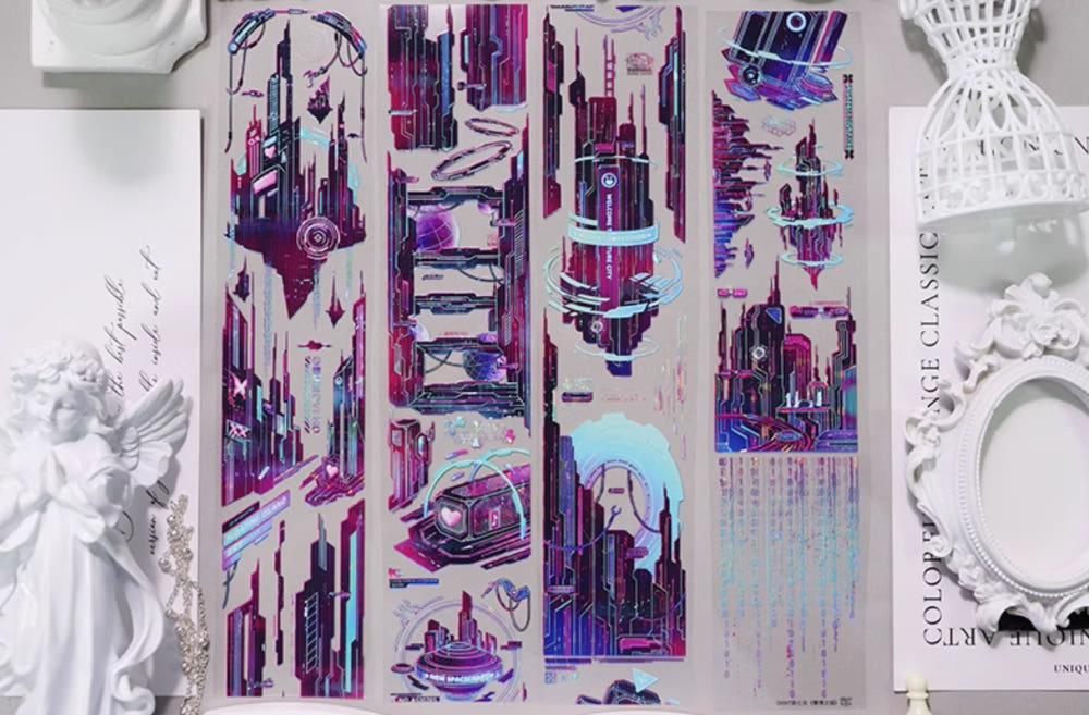 Okmt Cyber city 55mm 조개빛 마스킹테이프