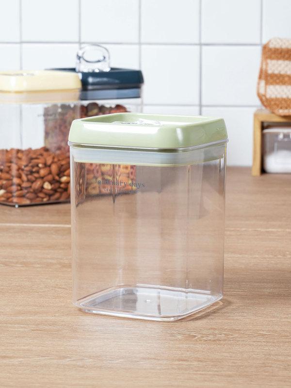 정사각 손잡이 밀폐 용기 1.6 L