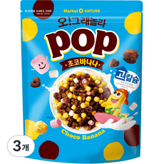오리온 오!그래놀라팝 초코바나나, 380g, 3개