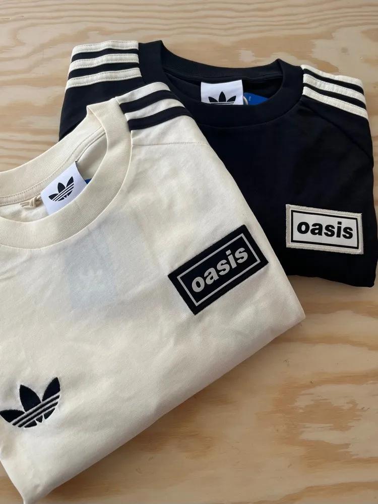 [한정판/영국직배송] 아디다스 X 오아시스 3 스트라이프 반팔티 KT3445 오즈런던