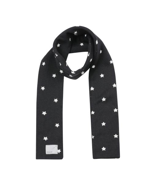 스타 니트 머플러 [블랙]