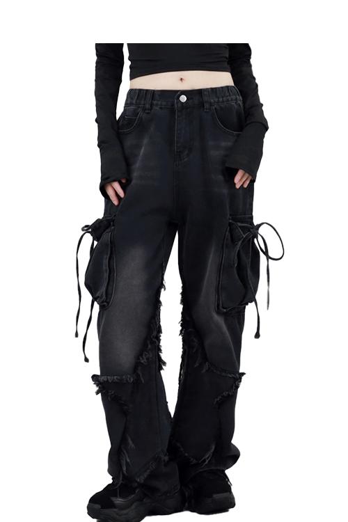 마티 데미지 카고 와이드 진