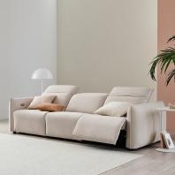 [무료체험] 한샘 플로에 패브릭 전동 리클라이너 소파 4인용(양쪽형)