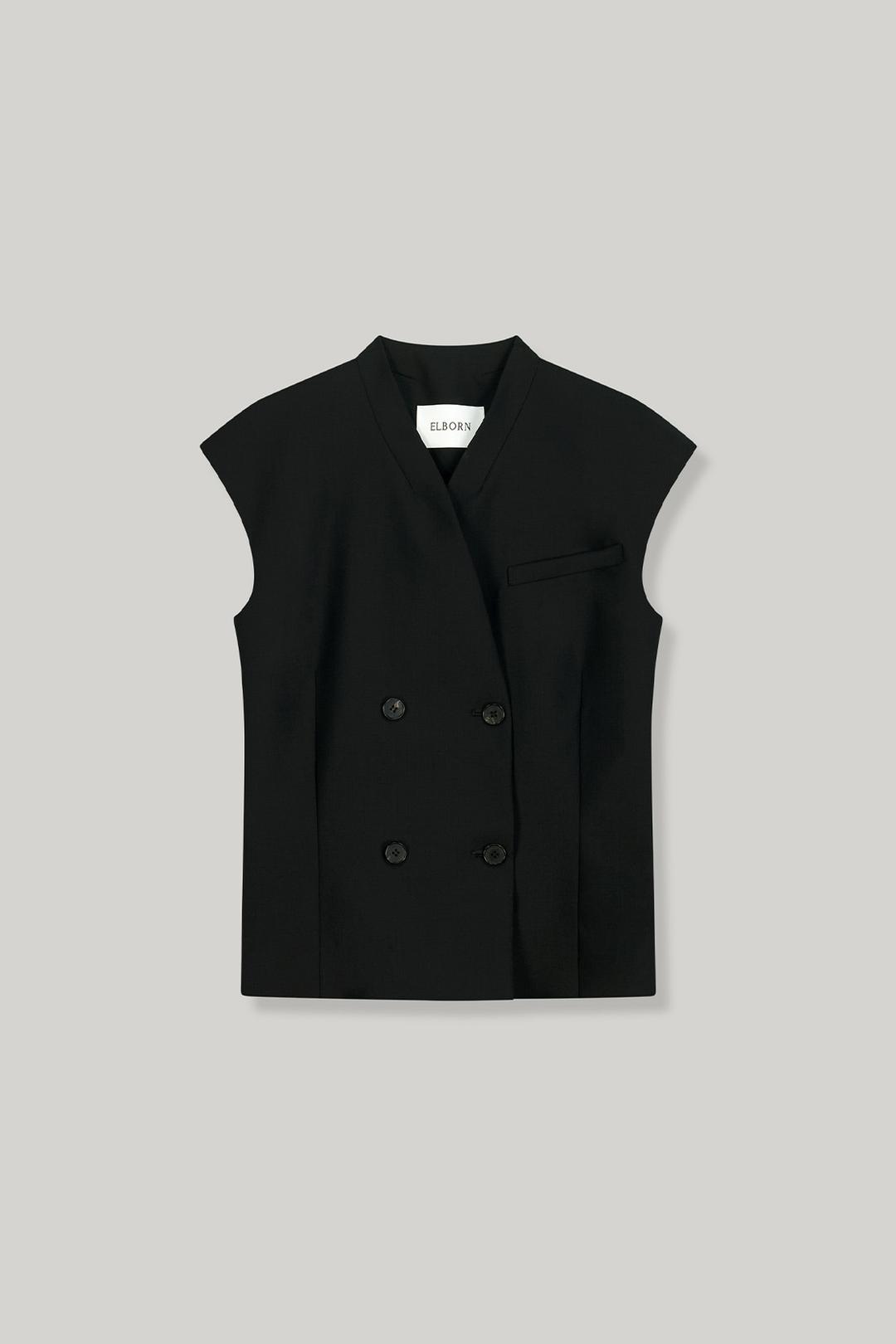 Zen Wool Vest (Black)