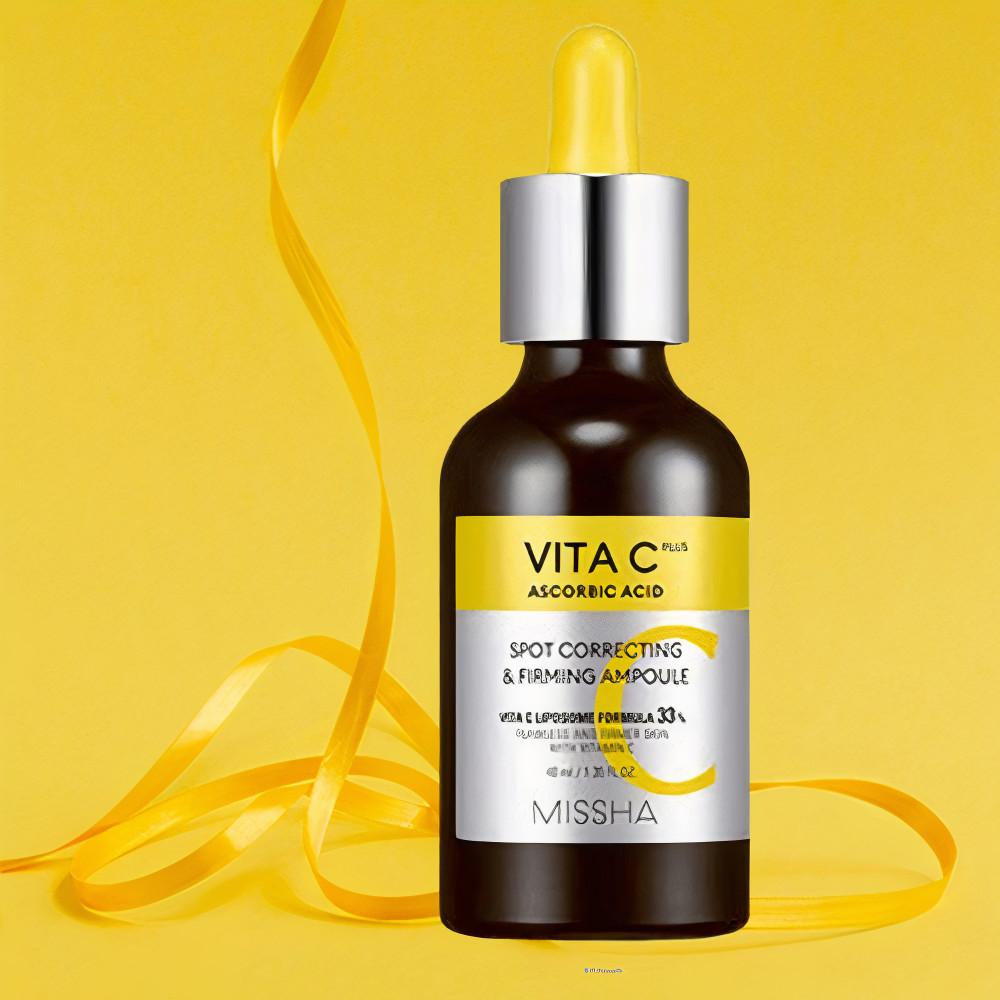 미샤 비타씨플러스 잡티씨 탄력앰플 30ml 비타민C 앰플