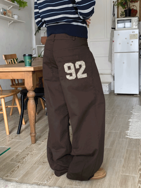 넘버링 92 코튼 PT (3 color)