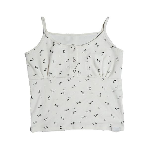 [mingwakenki] Footstep Snap Sleeveless ✿ -IVORY