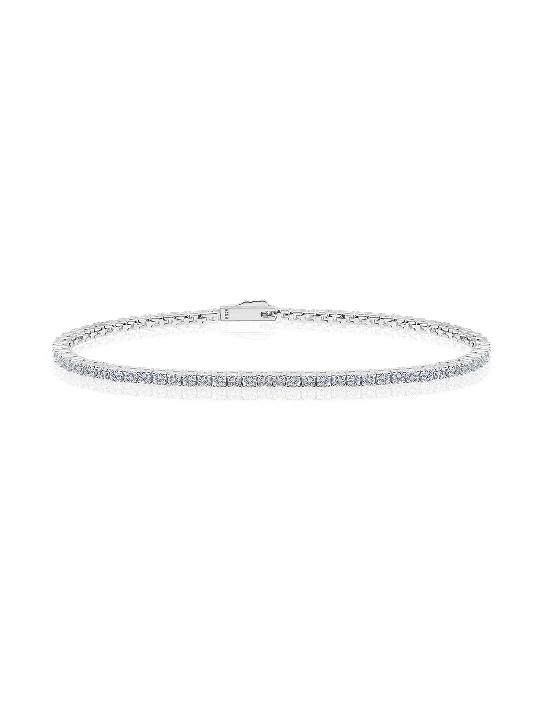 Ice tennis bracelet 2mm (WG)