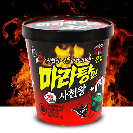 엠디에스코리아 사천왕 마라훠궈탕면 큰컵 112gx12개