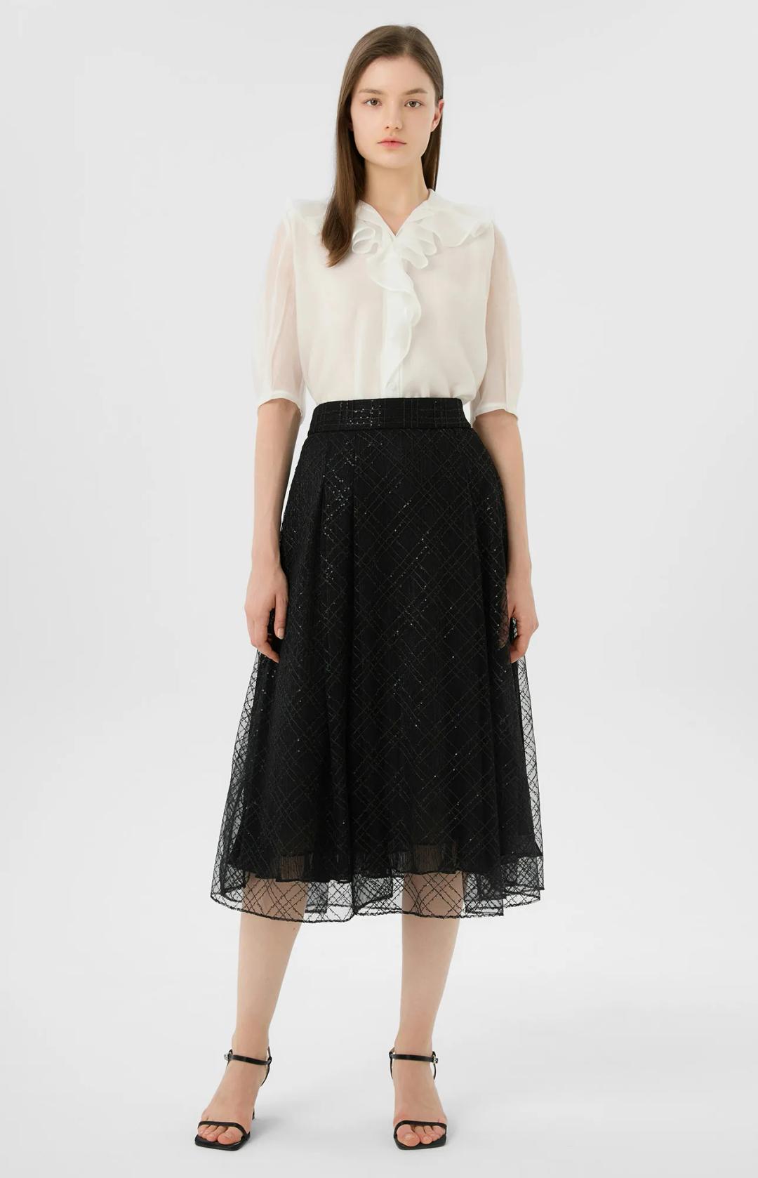 멜티 A라인 스커트