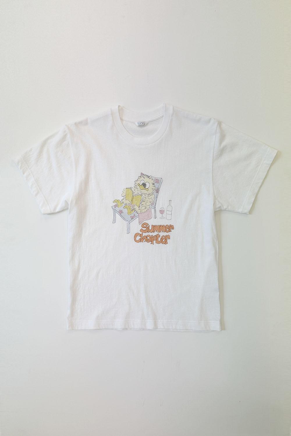 Bookworm Tee_Ivory
