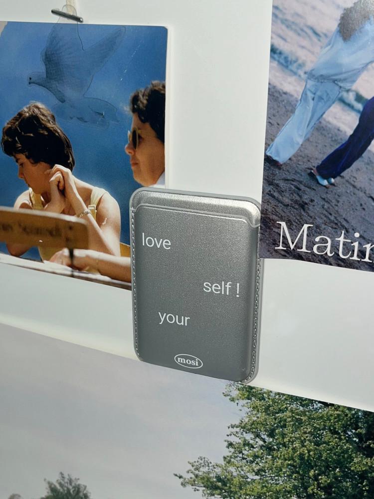 [모이시리즈] love yourself ! magsafe card case (s) (11월 첫째주 순차발송 예정)