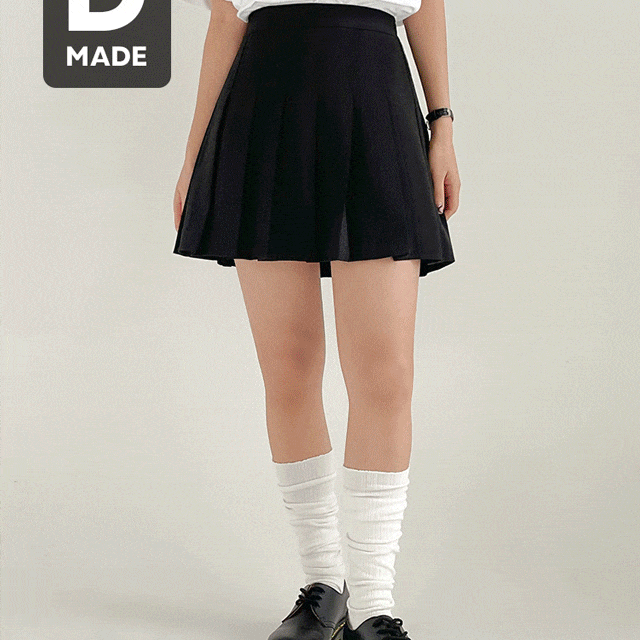 [1천장돌파] [MADE] 빅사이즈 S-4XL 베이직 데일리 밴딩 테니스 스커트