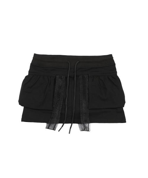 오스하이(OSHIGH)  SWEAT BALLOON SKIRT BLACK - 사이즈 & 후기 | 무신사