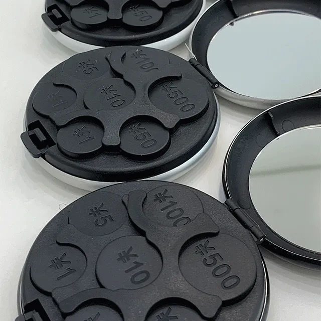 [⭐전색상당일출고⭐/최다인기템] 원형 팩트 엔화 동전 케이스 지갑