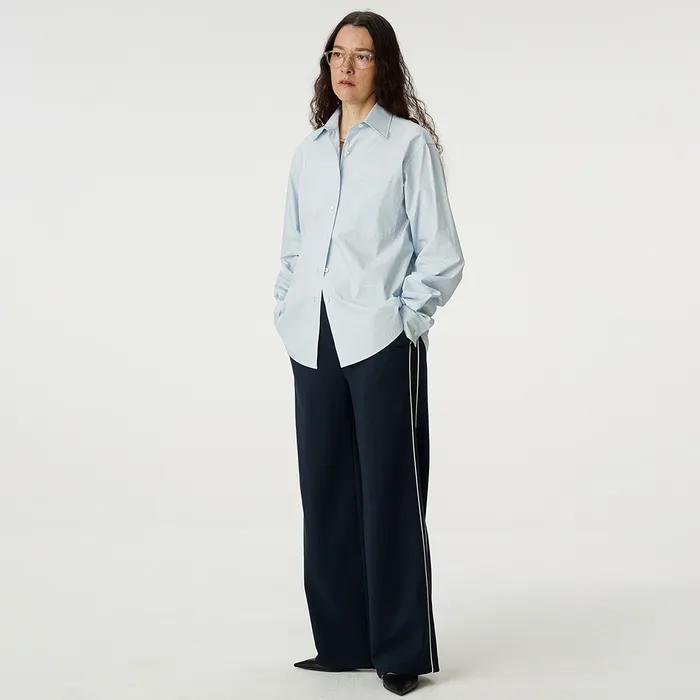 Basic Cotton Shirts, Blue