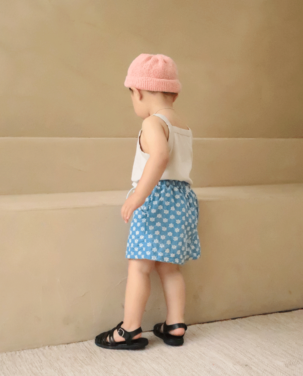 땡글 자수 반바지(2color)