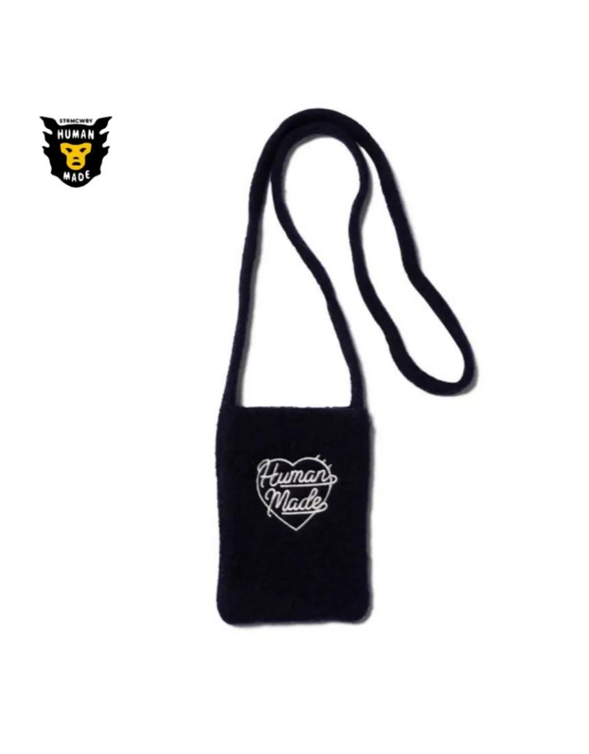 휴먼메이드 KNIT MINI SHOULDER BAG 니트 미니 숄더 백 파우치 네이비 164518 | 상품 상세 | 크로켓