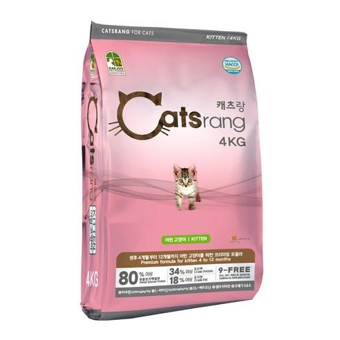 캐츠랑 키튼 어린 고양이 건식사료, 닭+참치, 4kg, 1개 - 건식사료 | 쿠팡