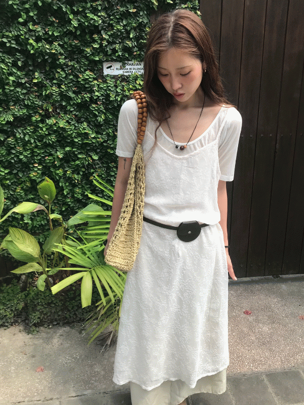 moss sleveless one-piece