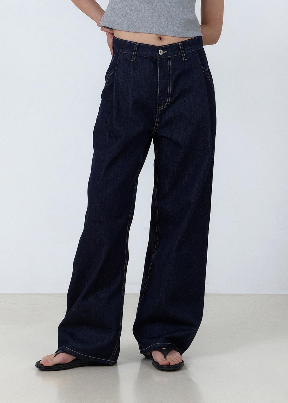 [4차] Nonfade pintuck denim (raw denim)