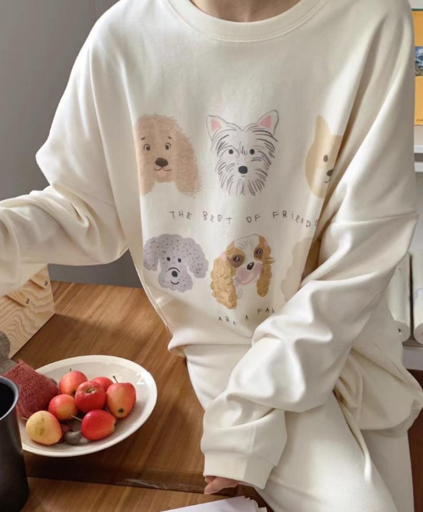 슈슈 가을 잠옷 홈웨어 세트 HS097