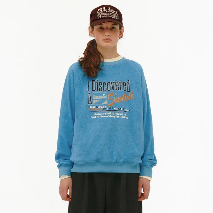 Shortcut Sweatshirt Sky Blue